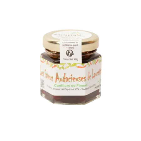 confiture de piment les audacieuses de laurette 40g