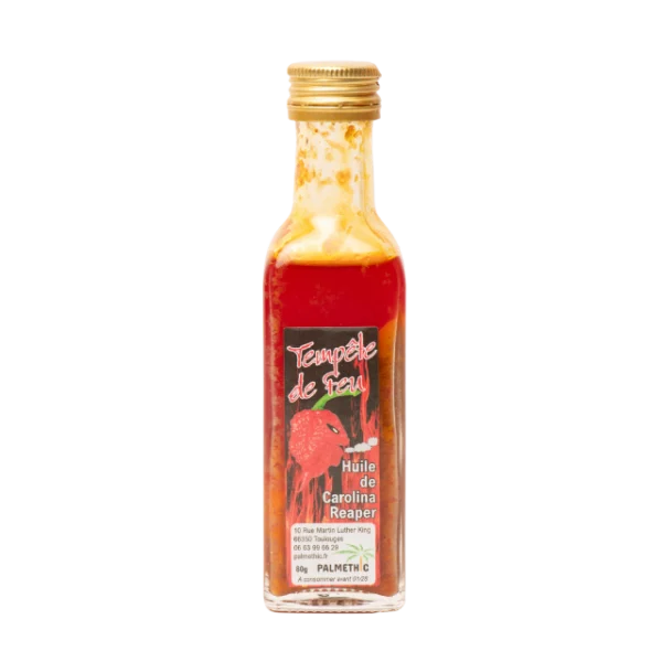 huile pimentée carolina reaper palmethic 80g